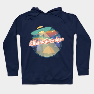 All are welcome here Hoodie